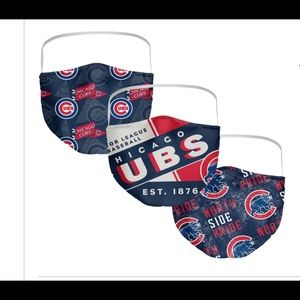MLB Cubs face mask bundle